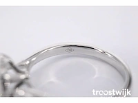 Witgouden ring met diamanten - afbeelding 6 van  9