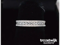 Witgouden ring met diamanten - afbeelding 4 van  6