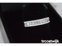 Witgouden ring met diamanten - afbeelding 5 van  6