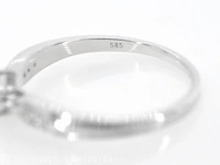 Witgouden ring met diamanten - afbeelding 8 van  9