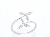 Witgouden ring met diamanten - afbeelding 5 van  10