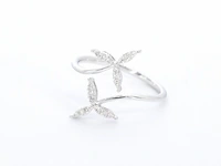 Witgouden ring met diamanten - afbeelding 7 van  10