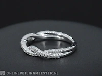 Witgouden ring met diamanten - afbeelding 5 van  8