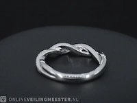 Witgouden ring met diamanten - afbeelding 6 van  8