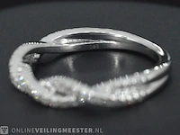 Witgouden ring met diamanten - afbeelding 7 van  8