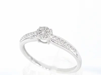 Witgouden ring met diamanten - afbeelding 4 van  10