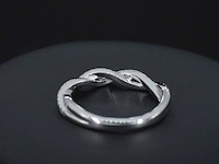 Witgouden ring met diamanten - afbeelding 8 van  10