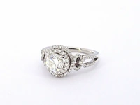 Witgouden ring met diamanten - afbeelding 5 van  9
