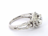 Witgouden ring met diamanten - afbeelding 7 van  9