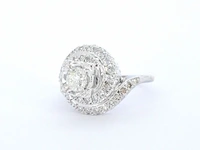 Witgouden ring met diamanten - afbeelding 8 van  9