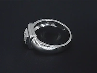 Witgouden ring met diamanten - afbeelding 5 van  10