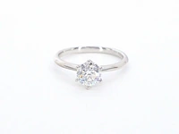 Witgouden ring met een briljant geslepen diamant van 1.50 carat - afbeelding 8 van  11