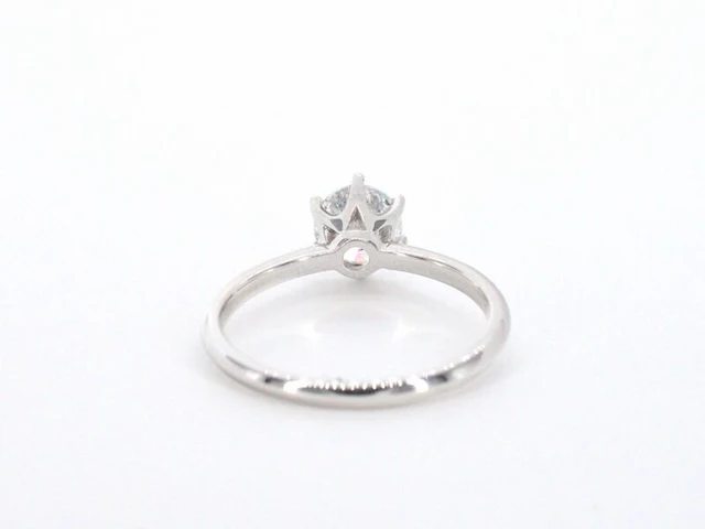 Witgouden ring met een briljant geslepen diamant van 1.50 carat - afbeelding 9 van  11