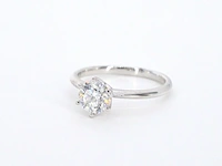 Witgouden ring met een briljant geslepen diamant van 1.50 carat - afbeelding 10 van  11