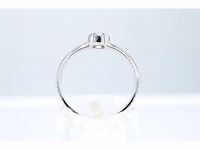 Witgouden ring met een briljant geslepen diamant - afbeelding 4 van  6