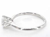 Witgouden ring met een briljant geslepen diamanten van 0.70 carat - afbeelding 7 van  7