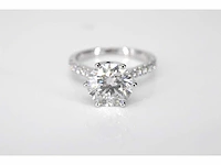 Witgouden ring met een diamant van 2.00 carat - afbeelding 4 van  5