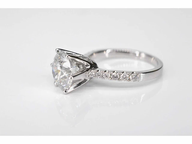 Witgouden ring met een diamant van 2.00 carat - afbeelding 5 van  5