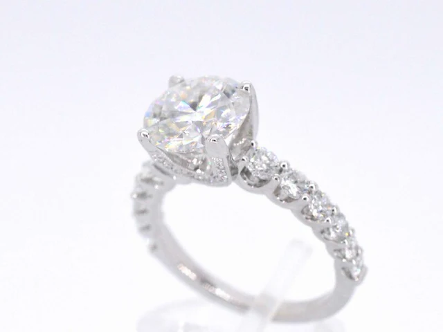 Witgouden ring met een diamant van 2.00 carat - afbeelding 3 van  7