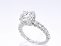 Witgouden ring met een diamant van 2.00 carat - afbeelding 3 van  7