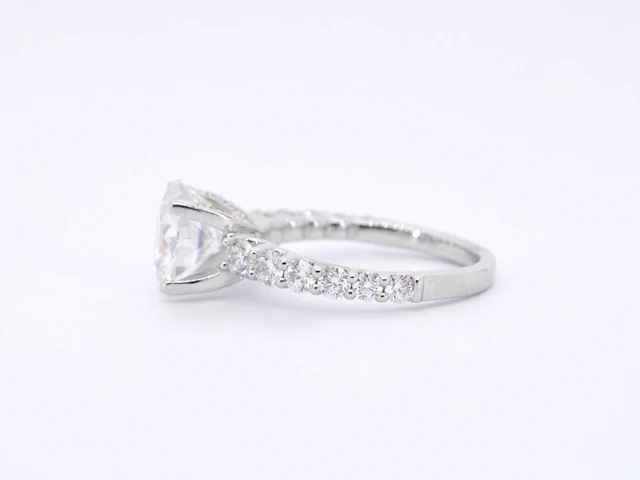 Witgouden ring met een diamant van 2.00 carat - afbeelding 5 van  7