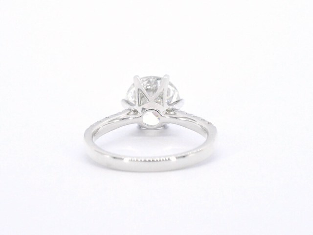 Witgouden ring met een diamant van 2.02 carat - afbeelding 7 van  9