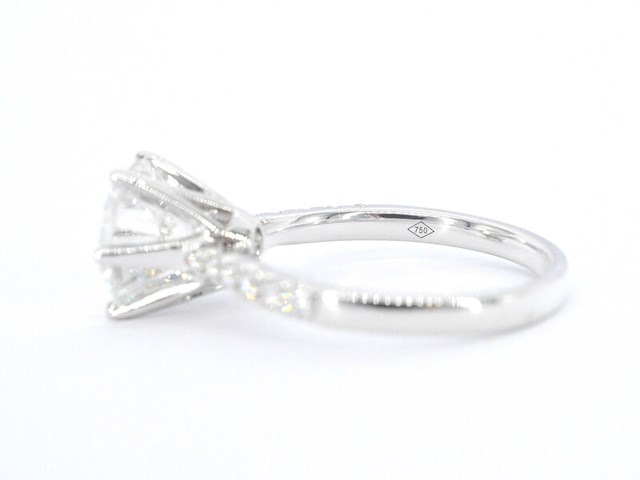 Witgouden ring met een diamant van 2.02 carat - afbeelding 9 van  9