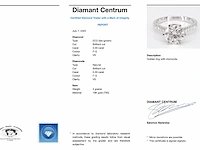 Witgouden ring met een diamant van 3.00 carat - afbeelding 3 van  7
