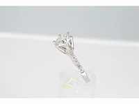 Witgouden ring met een diamant van 3.00 carat - afbeelding 4 van  7