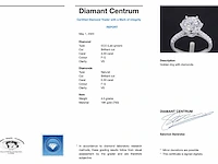 Witgouden ring met een diamant van 4.00 carat - afbeelding 3 van  10