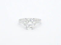 Witgouden ring met een diamant van 4.00 carat - afbeelding 7 van  10