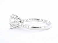 Witgouden ring met een diamant van 4.00 carat - afbeelding 10 van  10