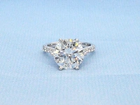 Witgouden ring met een diamant van 5.00 carat - afbeelding 3 van  11