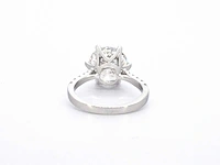 Witgouden ring met een diamant van 5.00 carat - afbeelding 9 van  11