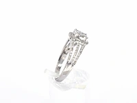 Witgouden ring met natuurlijk diamanten van 1.20 carat totaal - afbeelding 4 van  12