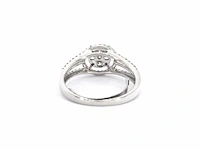 Witgouden ring met natuurlijk diamanten van 1.20 carat totaal - afbeelding 6 van  12
