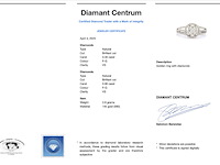 Witgouden ring met natuurlijk diamanten van 1.20 carat totaal - afbeelding 3 van  11