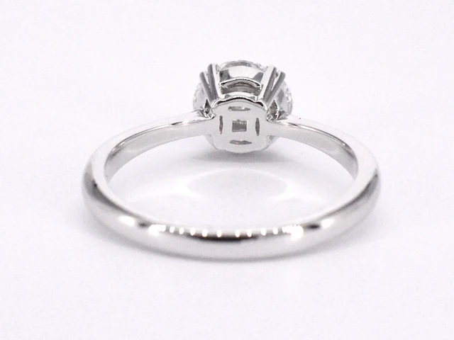 Witgouden ring met prinses en marquise geslepen natuurlijke diamanten - afbeelding 9 van  11