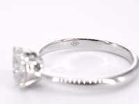 Witgouden ring met prinses en marquise geslepen natuurlijke diamanten - afbeelding 11 van  11