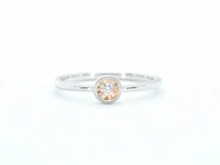 Witgouden ring met roze diamant - afbeelding 6 van  11