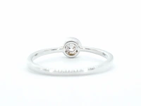 Witgouden ring met roze diamant - afbeelding 7 van  11