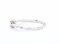 Witgouden ring met roze diamant - afbeelding 9 van  11