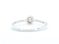 Witgouden ring met roze diamant - afbeelding 7 van  9