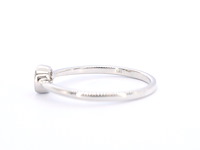 Witgouden ring met roze diamant - afbeelding 9 van  9