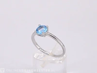 Witgouden ring met topaas - afbeelding 4 van  9