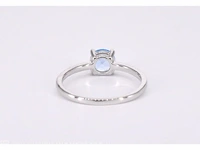 Witgouden ring met topaas - afbeelding 7 van  9