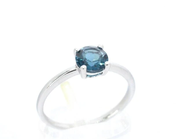 Witgouden ring met topaas - afbeelding 5 van  10