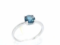 Witgouden ring met topaas - afbeelding 5 van  10
