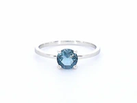 Witgouden ring met topaas - afbeelding 7 van  10