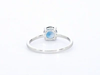 Witgouden ring met topaas - afbeelding 8 van  10